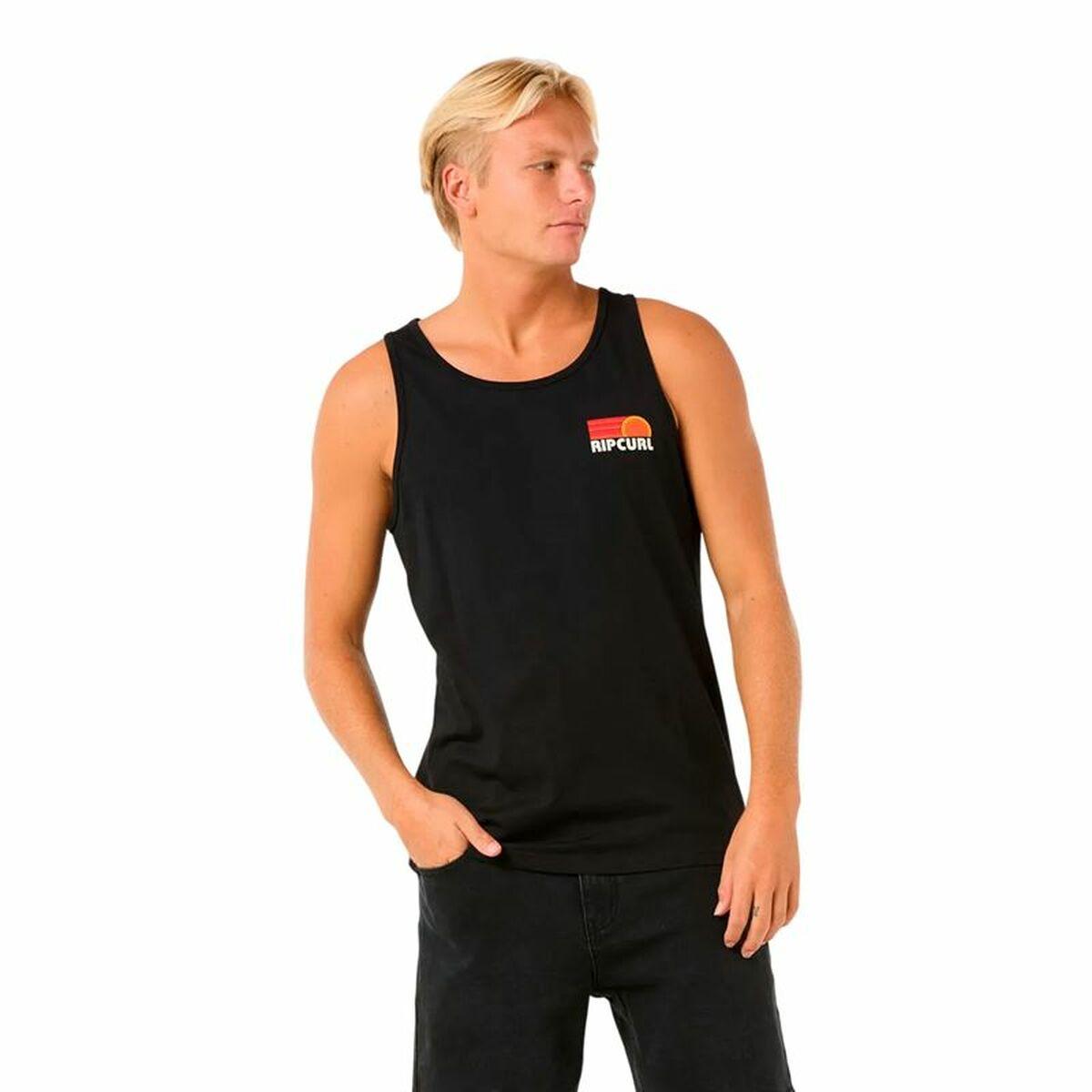 Rip Curl Casual Revival Peaking tanktop til mænd - sort, str. XS