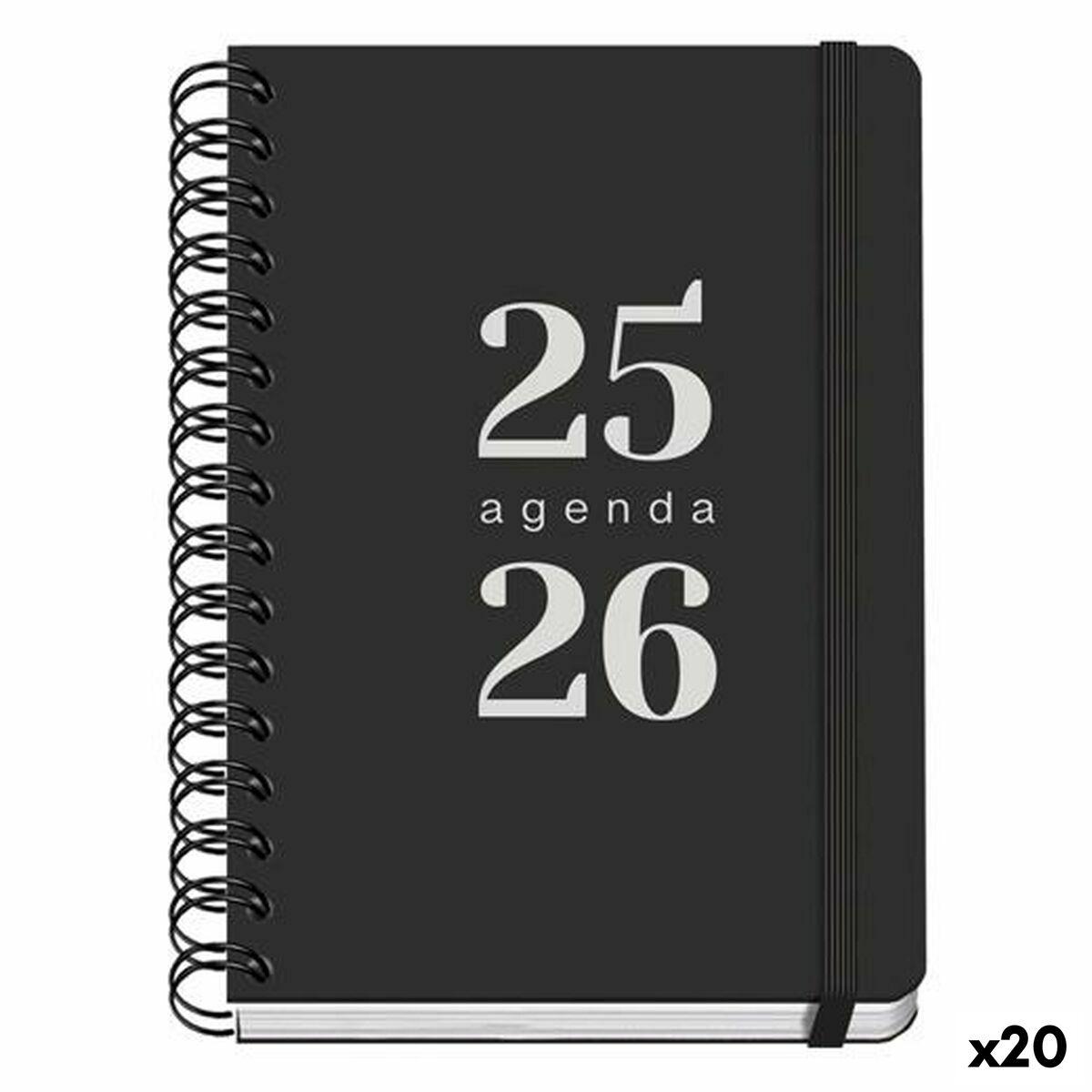 Kalender dagbog DOHE GRAMMAR A5 sort - 150 × 210 mm (20 stk.)