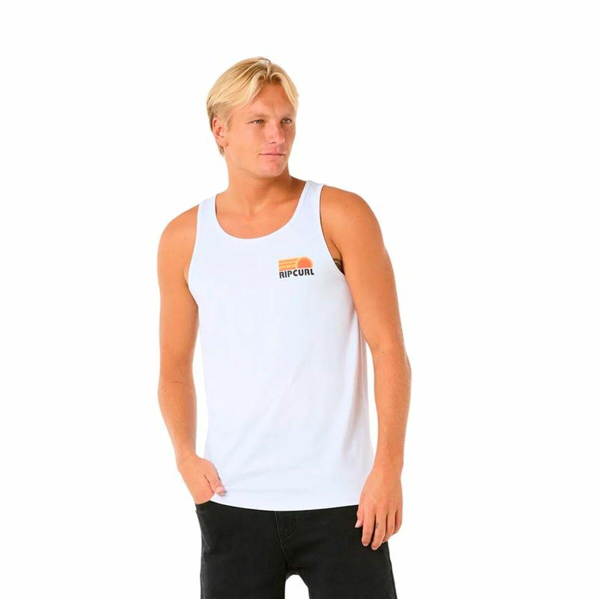 Rip Curl Casual Revival Peaking Tank top til mænd - hvid, str. XS