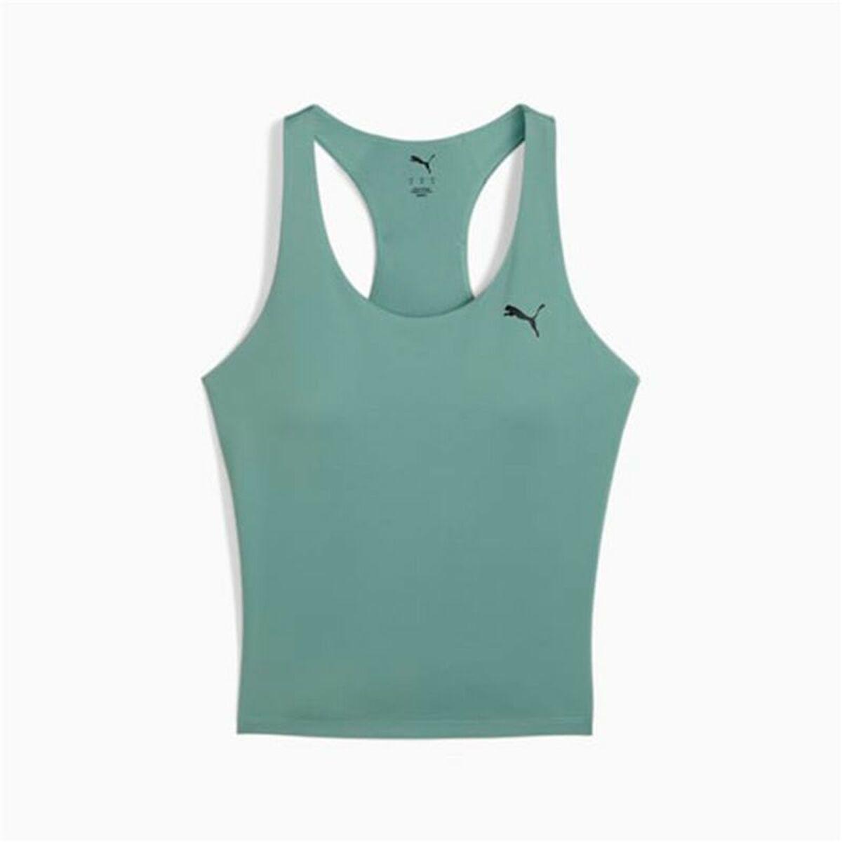 Puma Tad Essentials 2 T-shirt til kvinder, kortærmet - Blå/Grøn, S