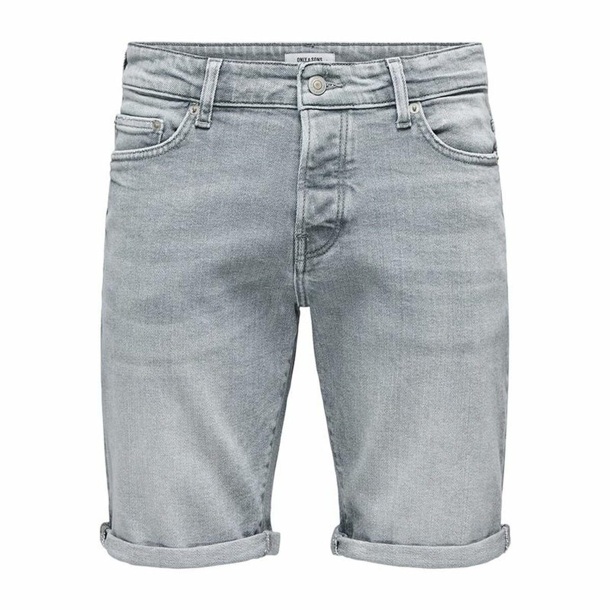 Only & Sons Onsply denimshorts - grå, 2XL