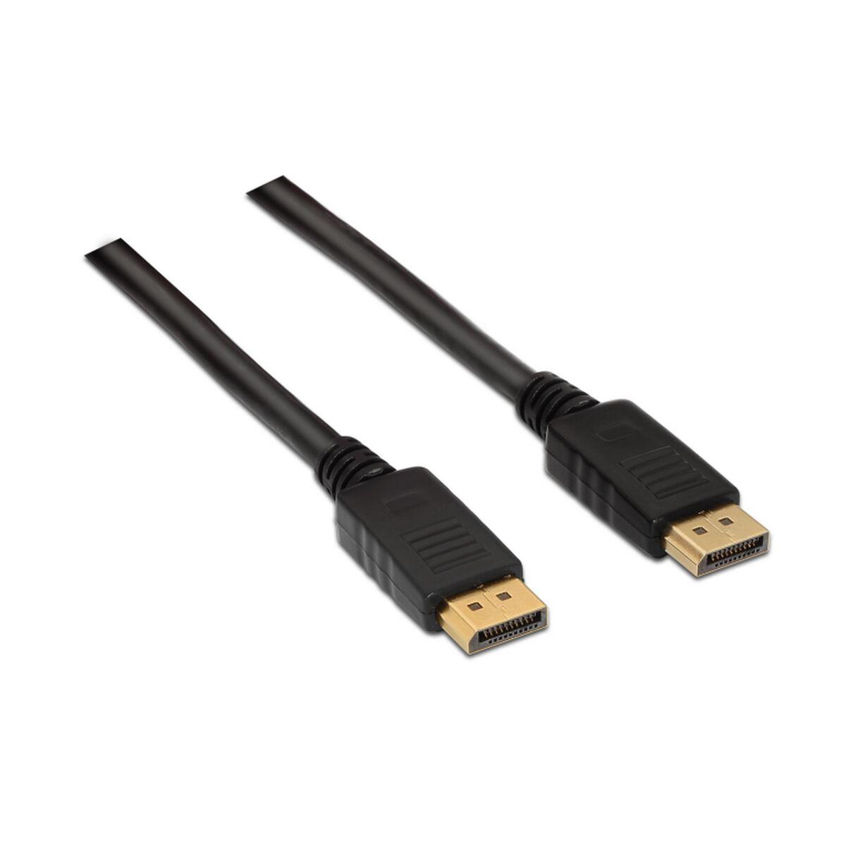 Aisens DisplayPort-kabel 1.2 - Sort 2 m (A124-0129)