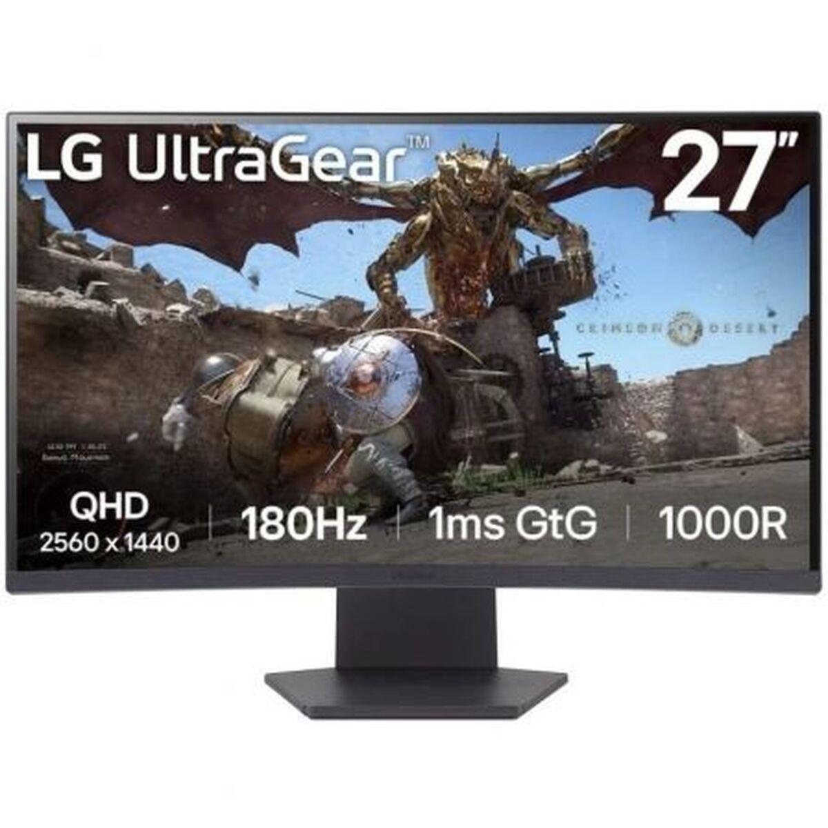 Gaming skærm LG UltraGear 27GS60QC-B 27" QHD 180 Hz (kurvet) billede