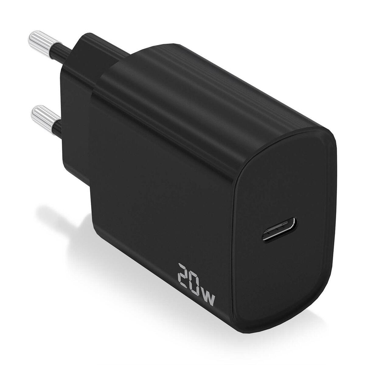 Aisens vægoplader 20 W USB‑C - sort (A110-0753)