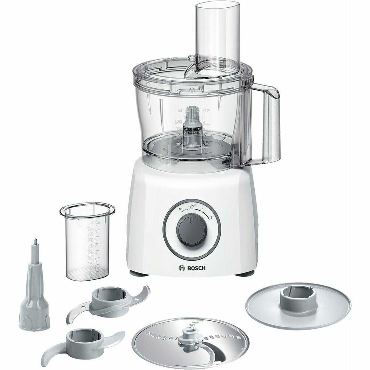 BOSCH foodprocessor 800 W med skål 2,3 l - hvid billede