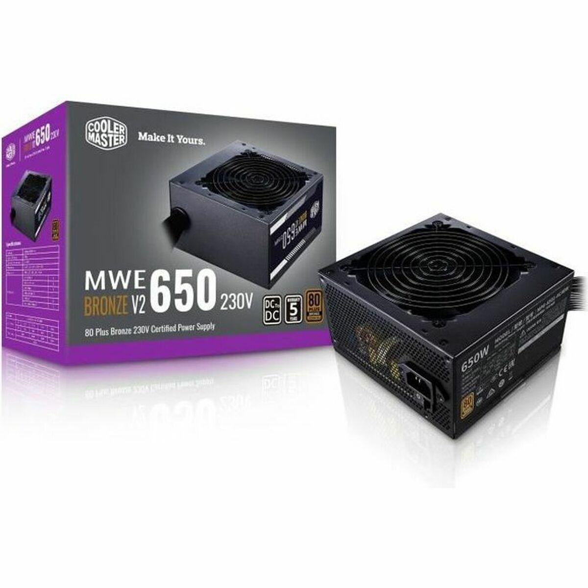 Strømforsyning Cooler Master MWE Bronze V2 650 W ATX (80 Plus Bronze)