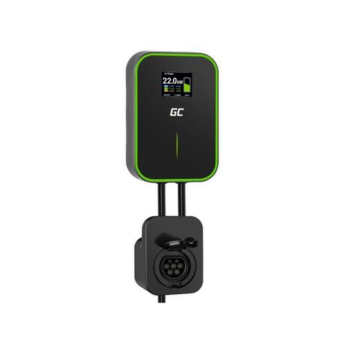 Green Cell EV15RFID batterioplader til elbil, 22.000 W, Type 2