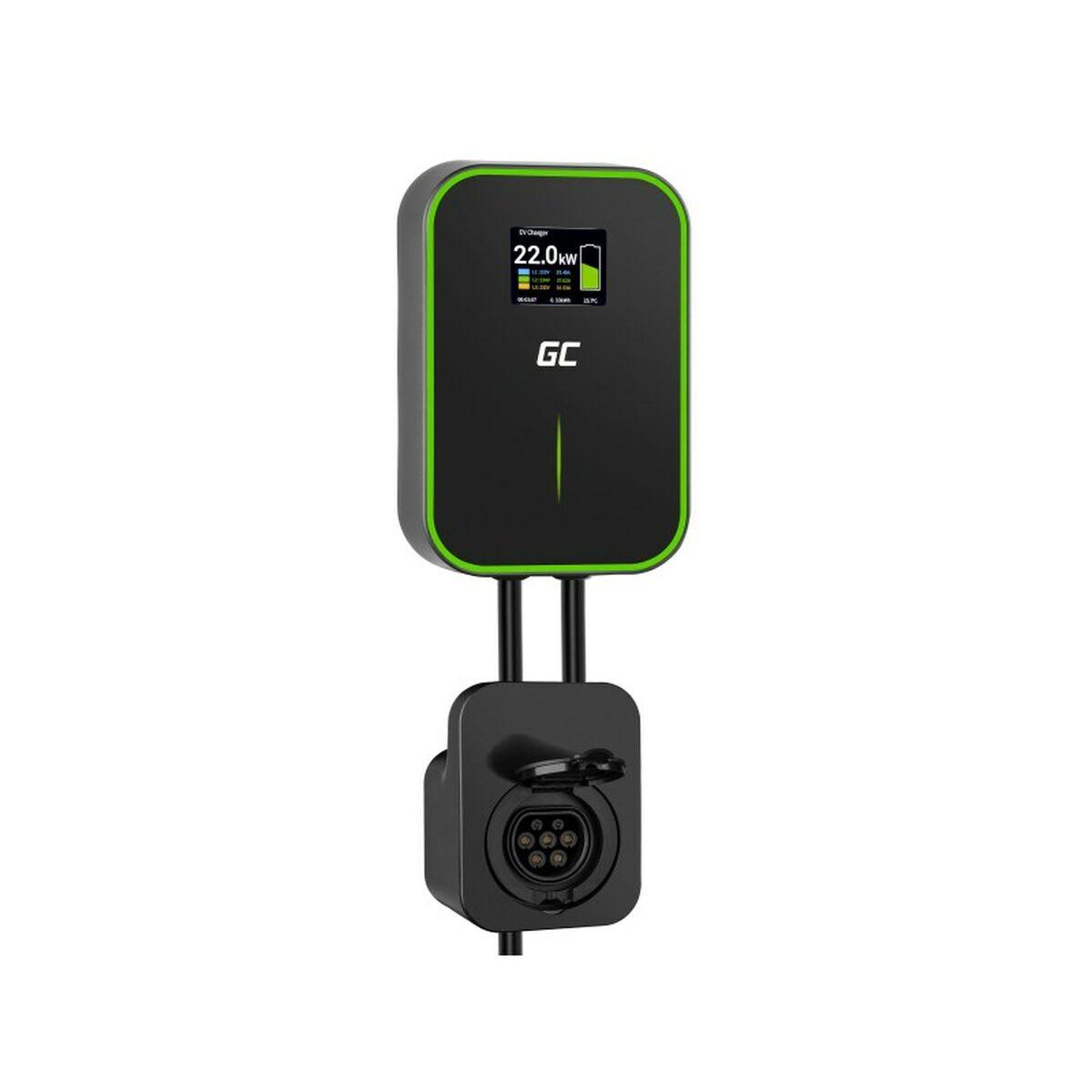 Green Cell EV15RFID batterioplader til elbil, 22.000 W, Type 2