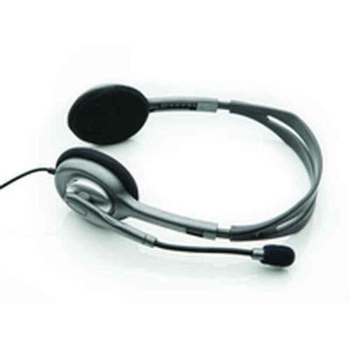 Logitech H110 hovedtelefoner med mikrofon - grå