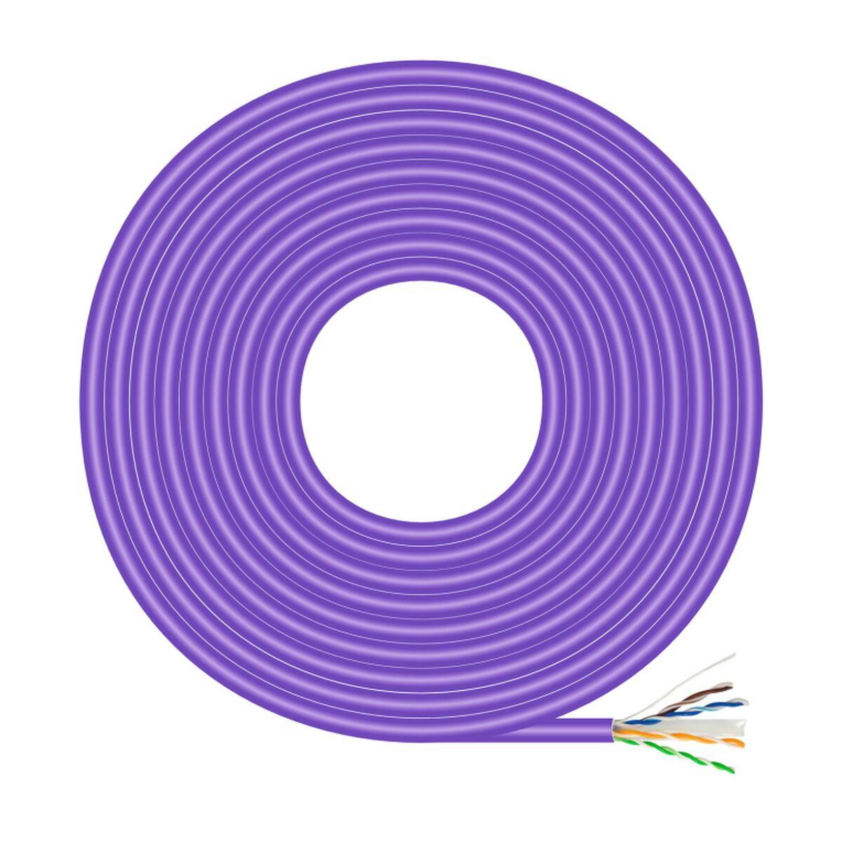 Aisens Cat6 U/UTP RJ45 netværkskabel - Violet, 100 m spole