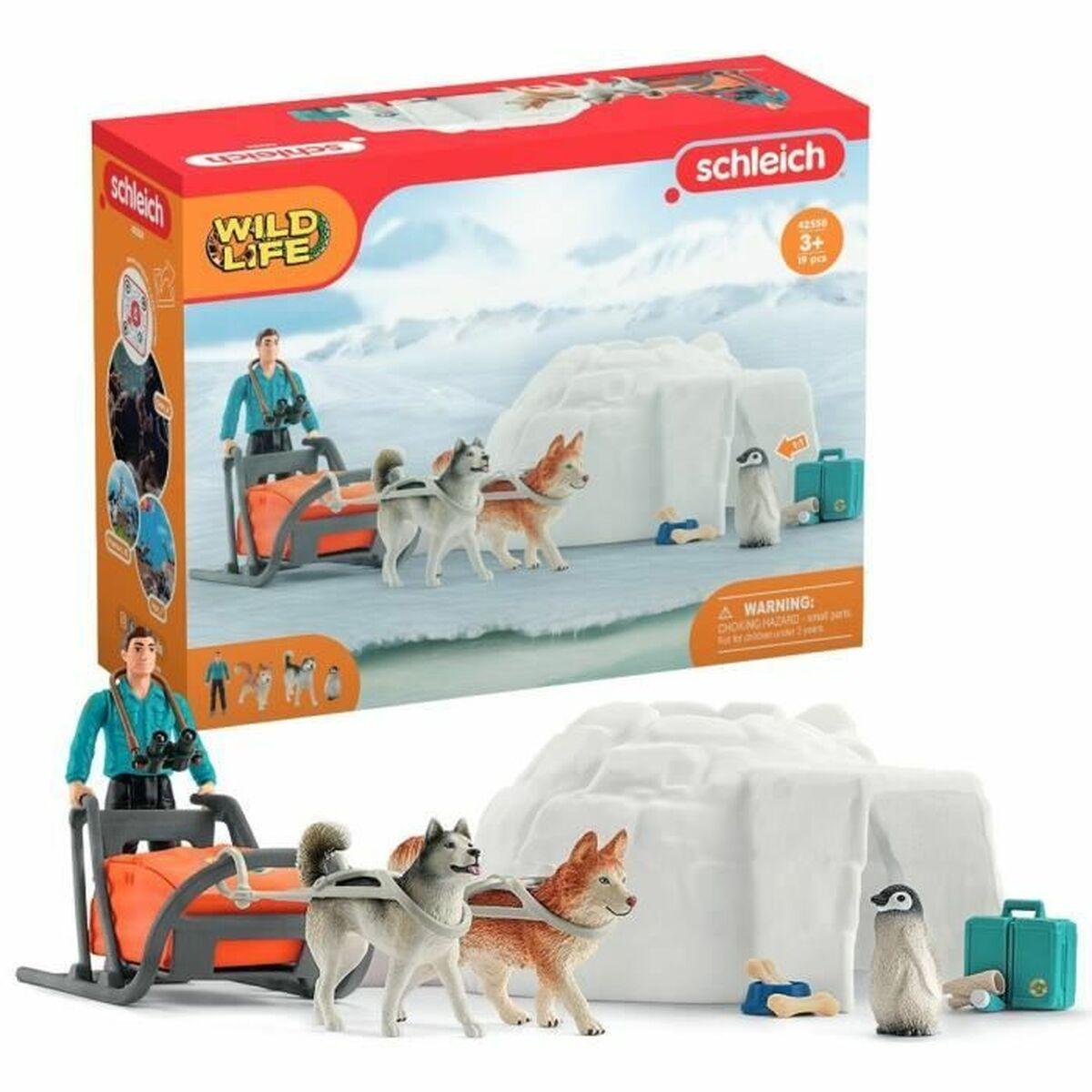 Schleich Wild Life Antarctica Expedition - Playset 16/19 dele billede