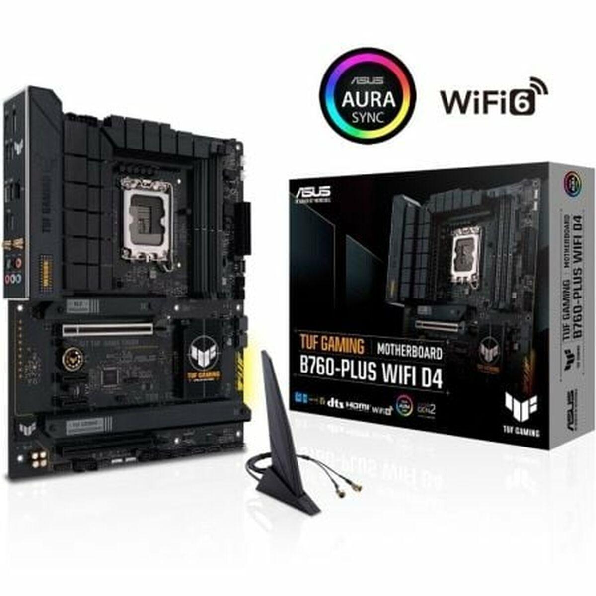 Bundkort Asus TUF Gaming B760-PLUS WIFI D4 (LGA 1700, ATX)