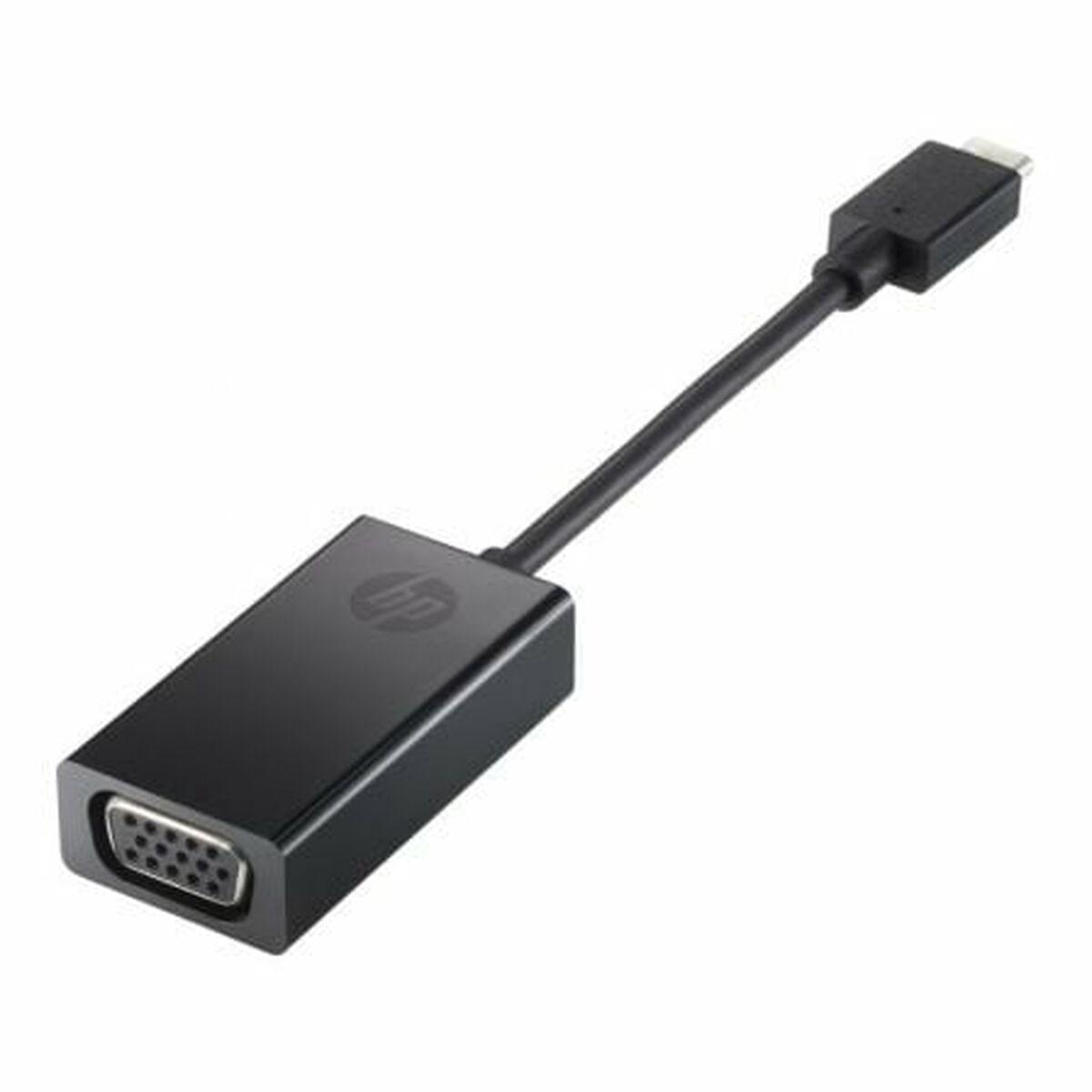 HP USB-C til VGA-adapter (Sort) - P7Z54AA billede