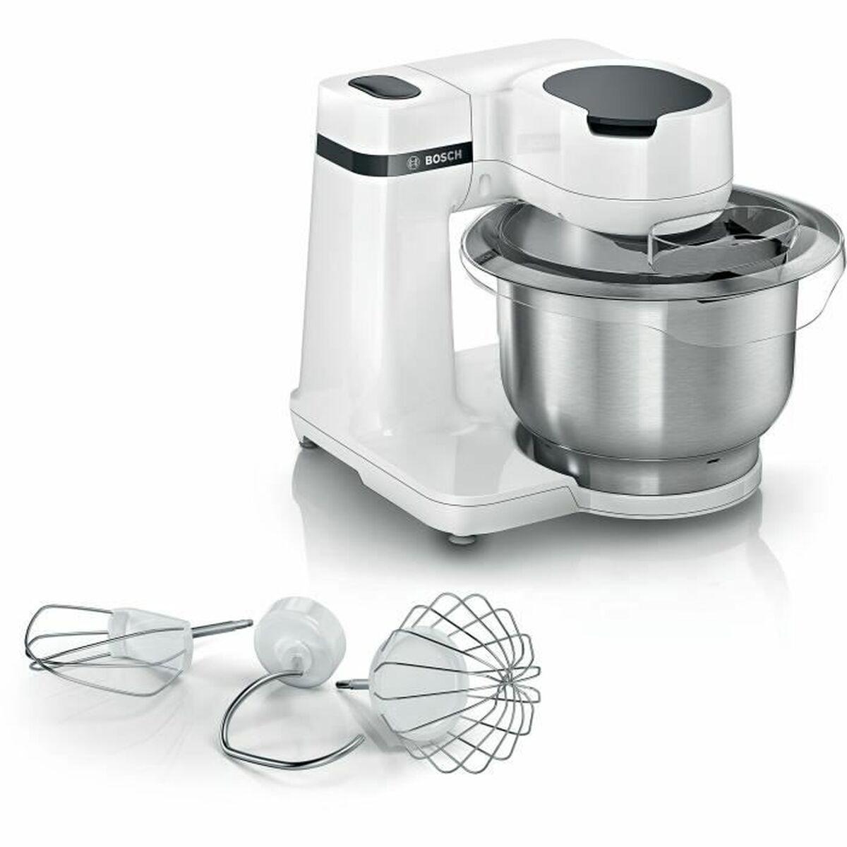 BOSCH MUMS2EW00E Serie 2 foodprocessor, grå - 700 W, 3,8 l