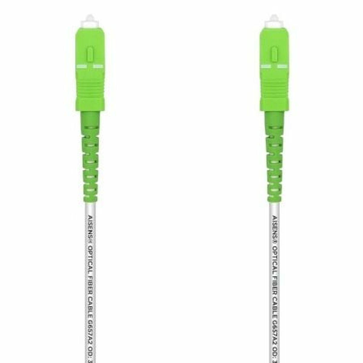 Aisens A152-0502 optisk fiberkabel - 40 m, hvid