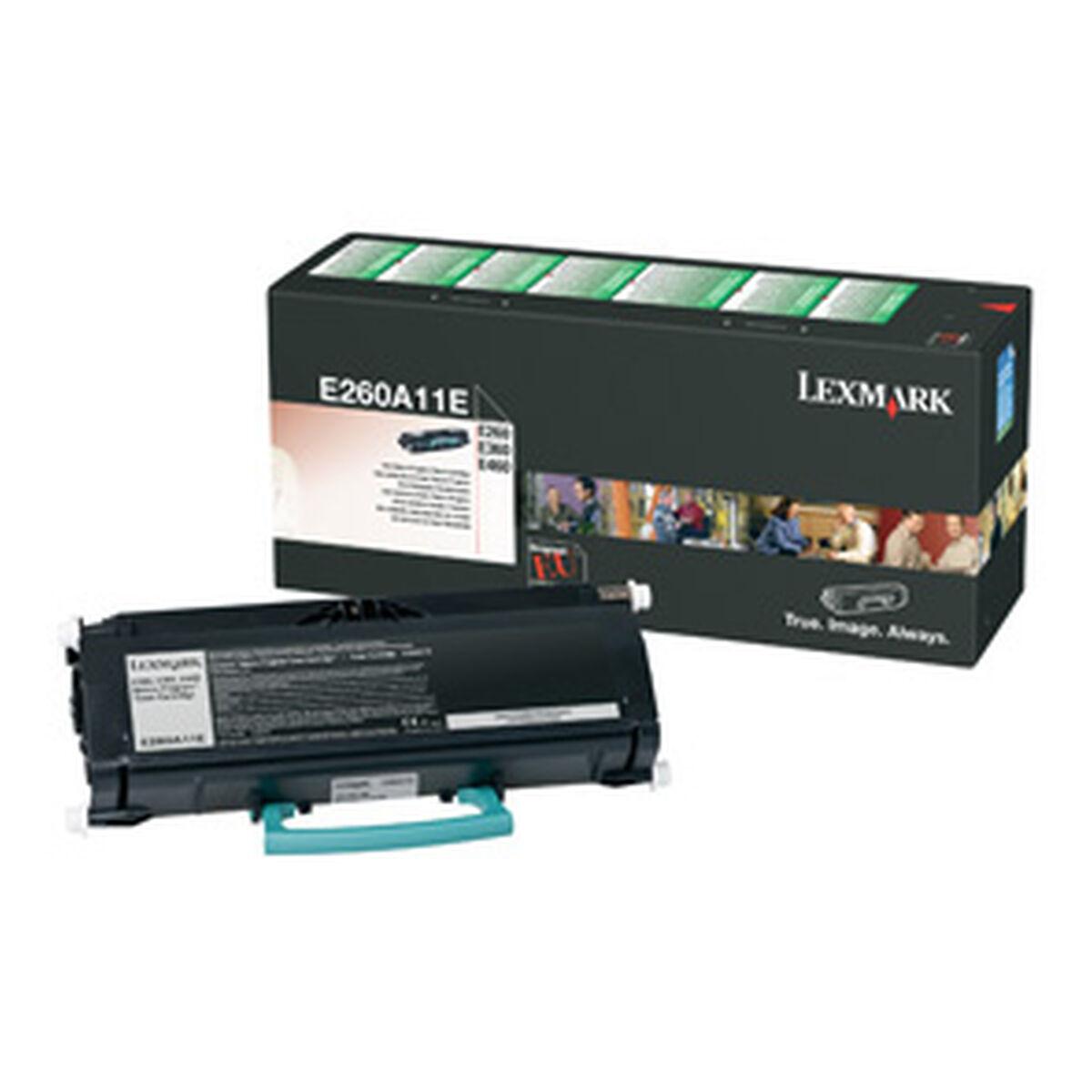 Lexmark E260A11E toner - sort, original, 3.500 sider billede