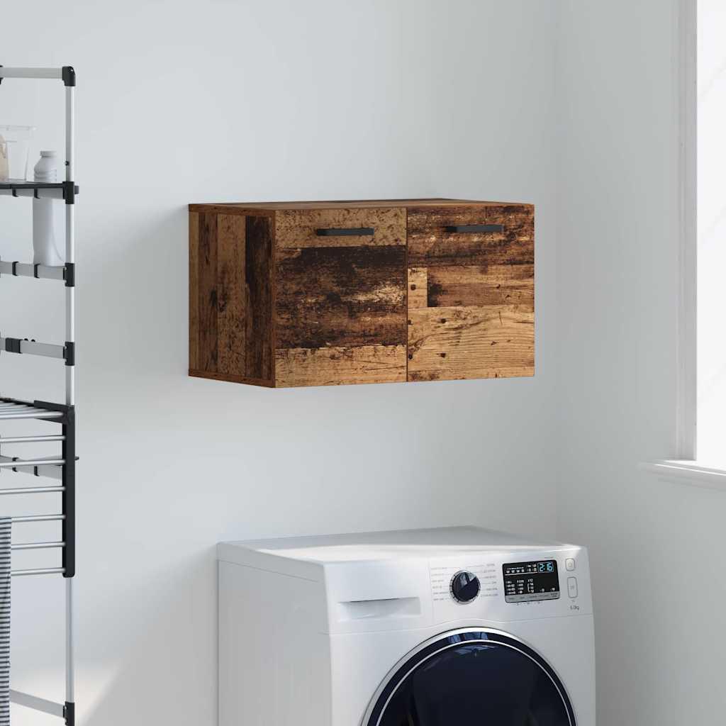 Vægskab Gammelt træ 60 x 36.5 x 35 cm Konstrueret træ billede