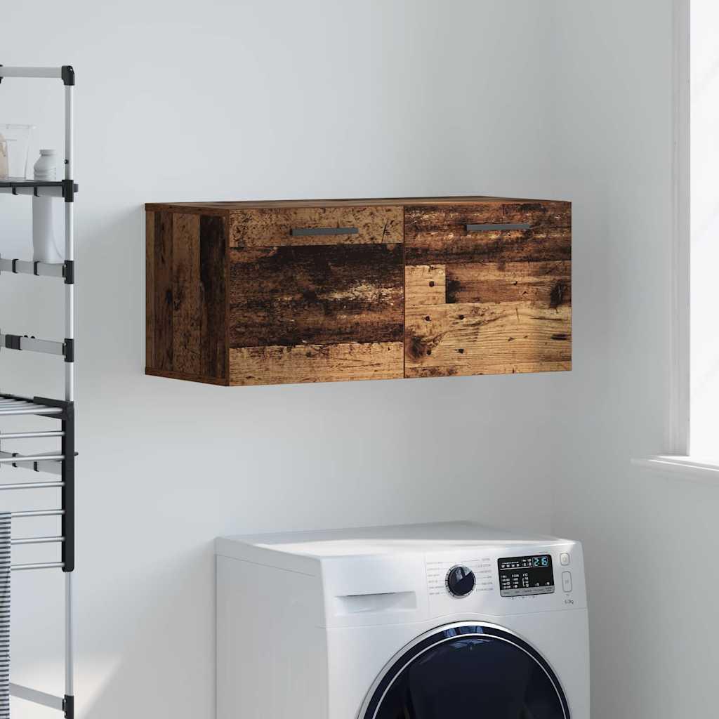 Vægskab Gammelt træ 80 x 36.5 x 35 cm Konstrueret træ billede