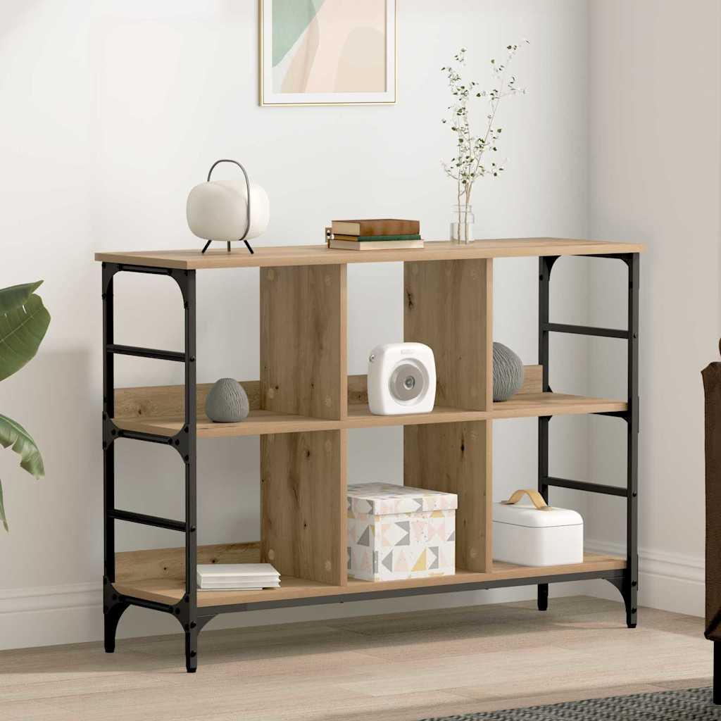 Sidebord Brun 102 x 32 x 73.5 cm Konstrueret træ billede