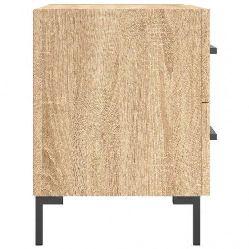 Sengeborde 2 stk. - 40×35×47,5 cm i konstrueret træ, sonoma-eg
