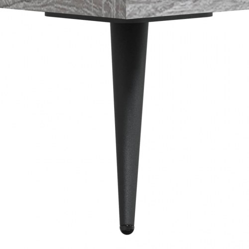 Kommode 69,5×34×90 cm i konstrueret træ - grå sonoma-eg