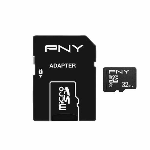 PNY Performance Plus microSDHC-kort 32 GB Class 10 inkl. SD-adapter