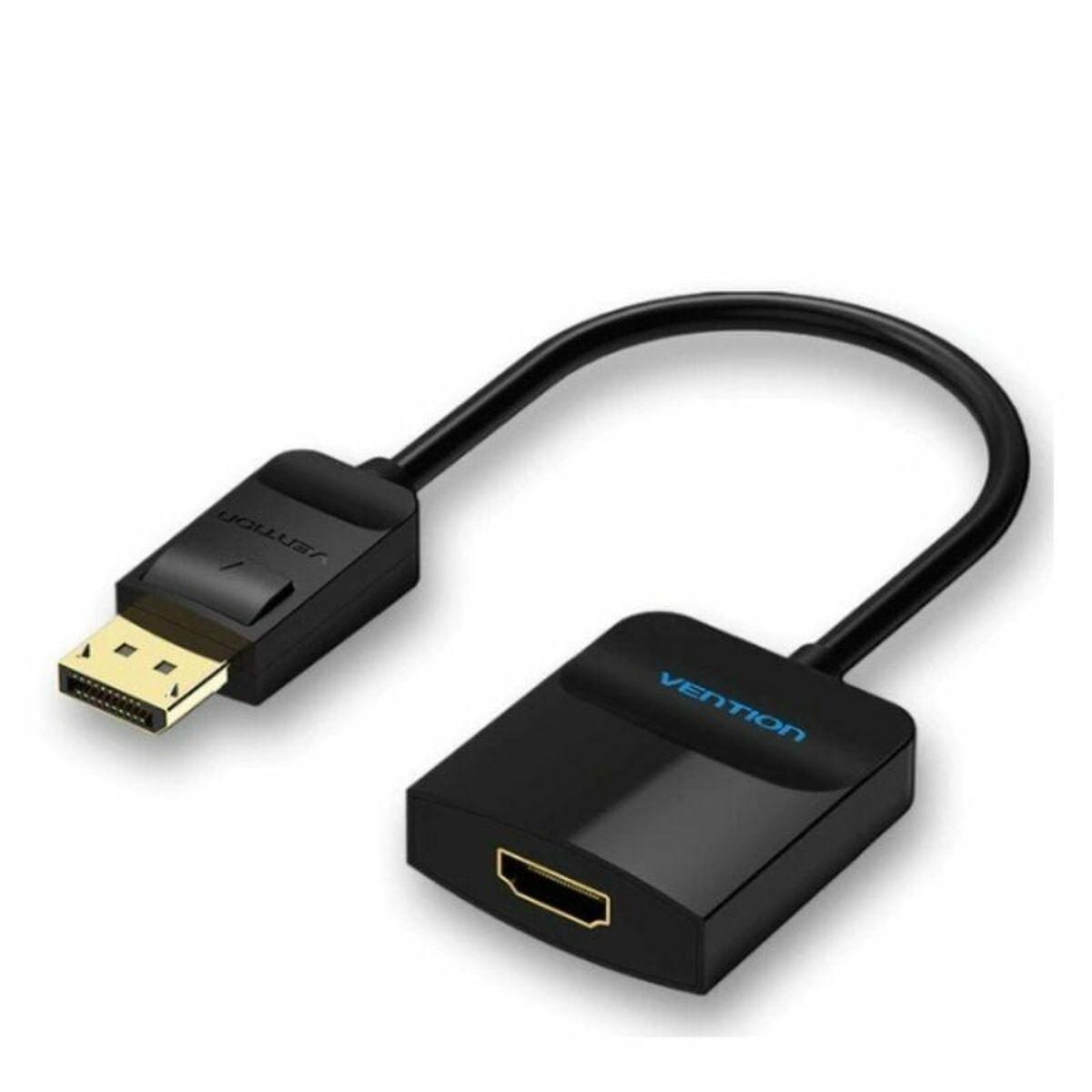 Vention DisplayPort til HDMI-adapter, 15 cm - Sort/Grå