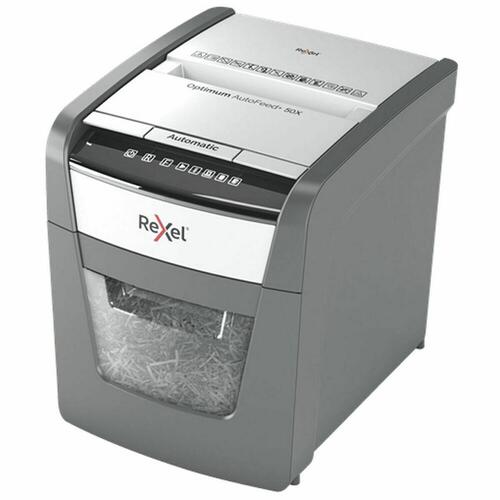 Rexel Optimum AutoFeed 50X papirmakulator - 20 l, P-4