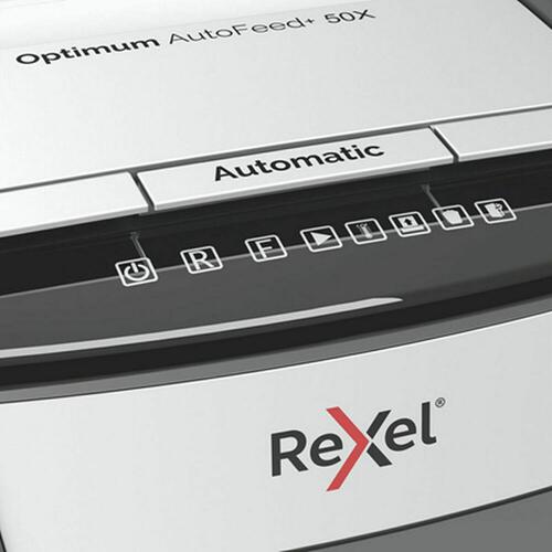 Rexel Optimum AutoFeed 50X papirmakulator - 20 l, P-4