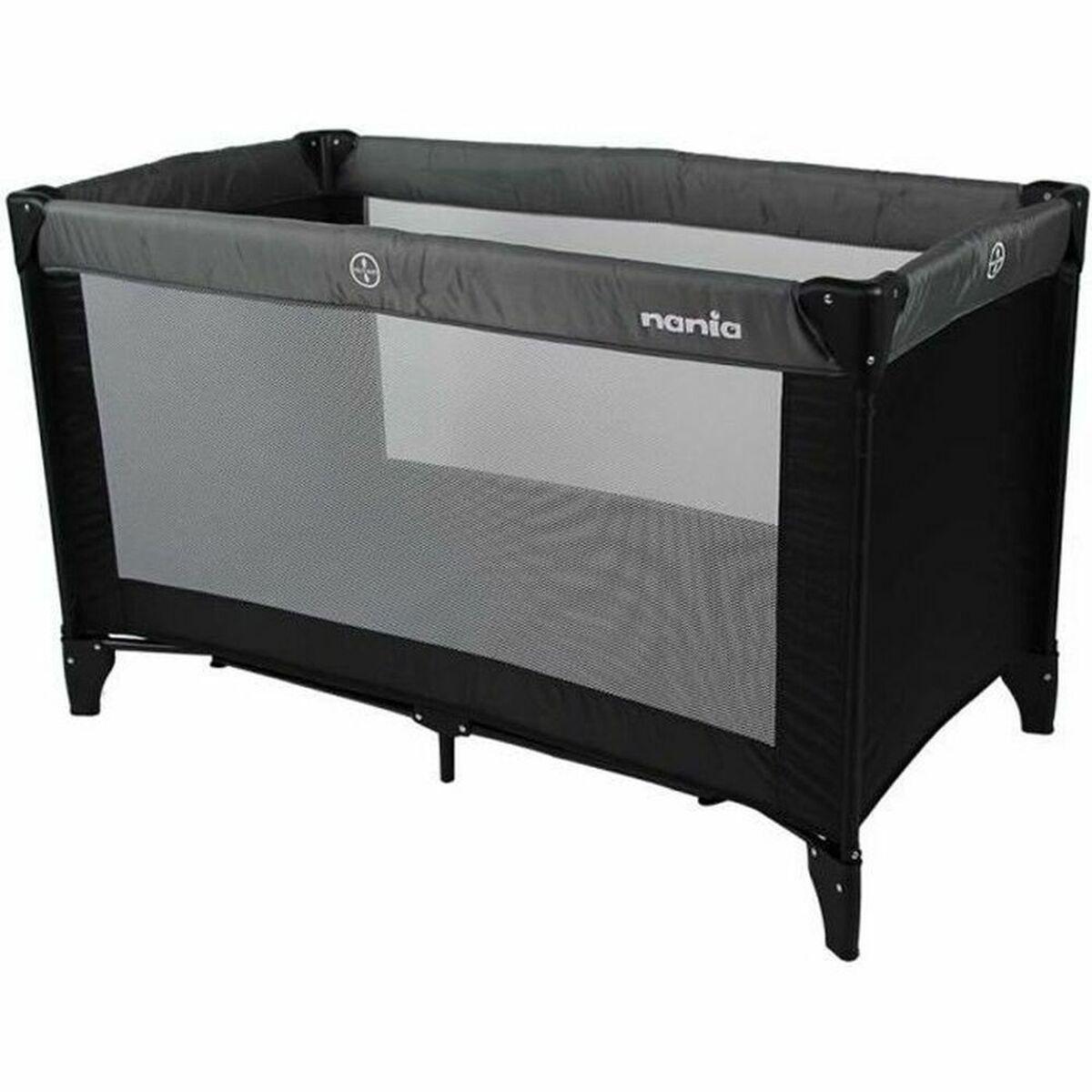 Nania Soda rejsebarneseng - sort/grå