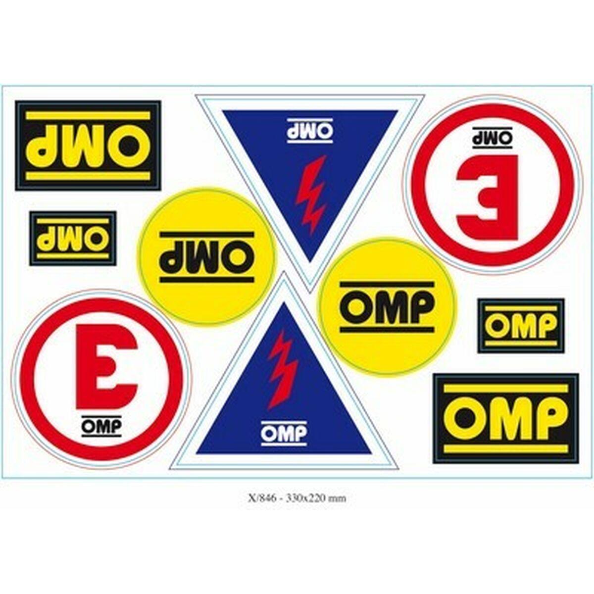 OMP klæbemærker OMPX/846 - stickers til fans og sport