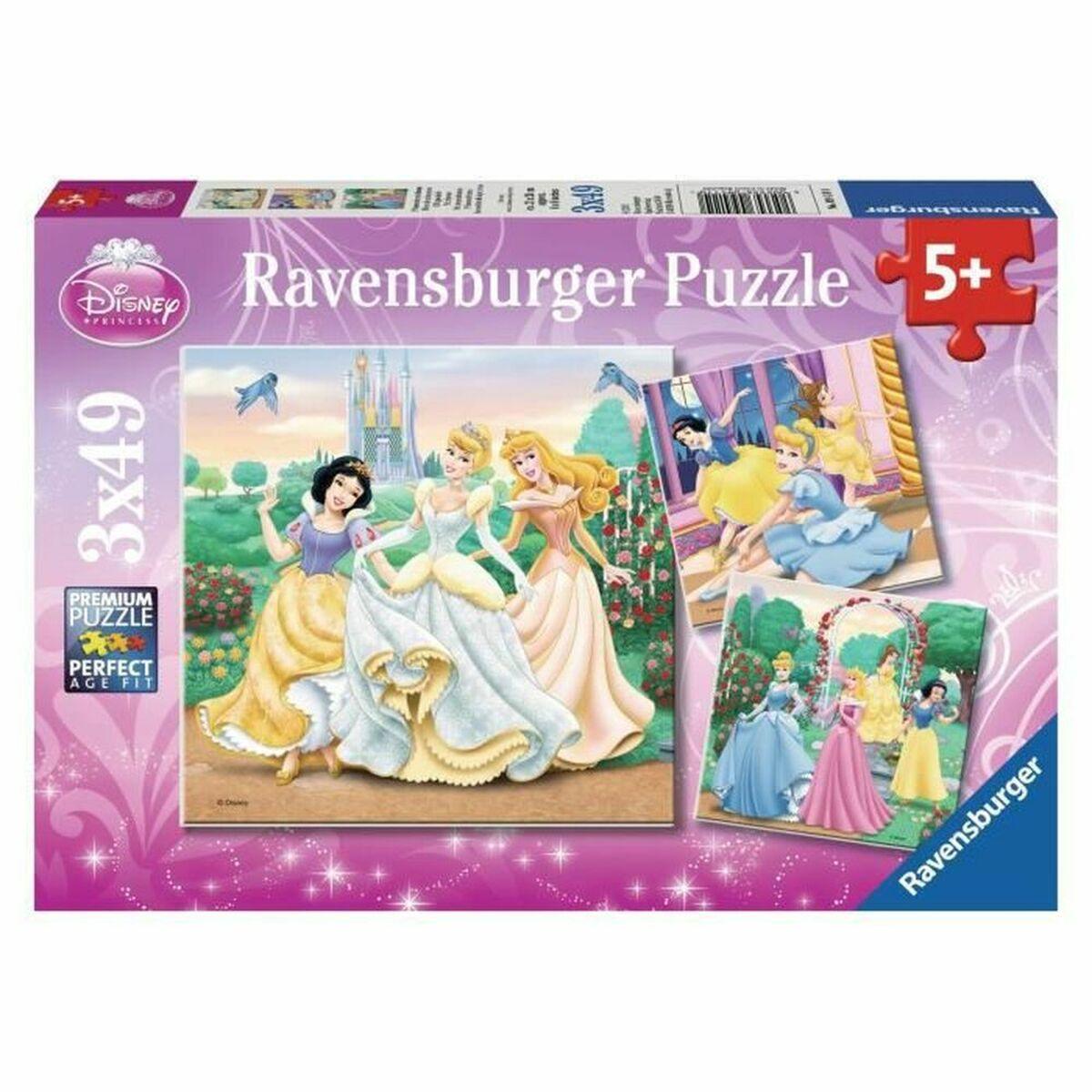 Ravensburger puslespil 3x49 brikker - Disney Princess (17020)