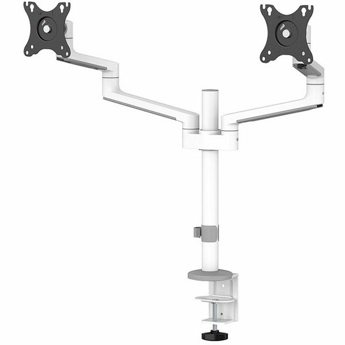 Neomounts DS60-425WH2 mounting kit - full-motion - for 2 monitors - white
