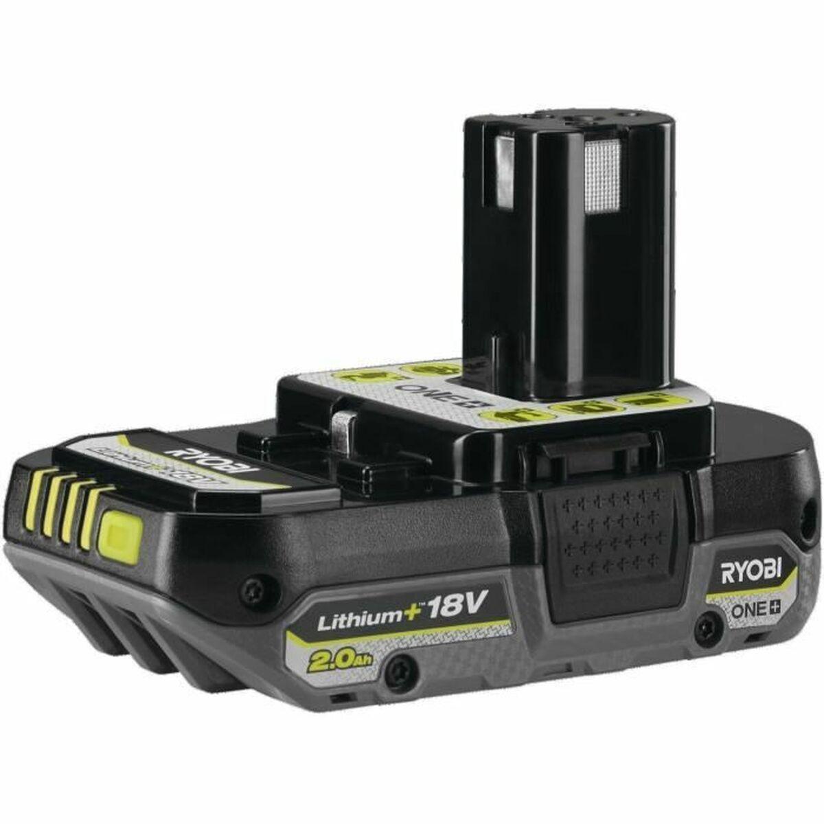 Ryobi ONE+ 18 V Lithium-ion batteri 2,0 Ah med oplader billede