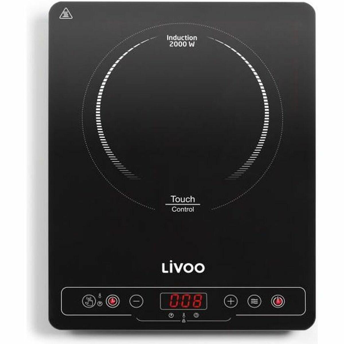 Livoo DOC235 elektrisk enkelt kogeplade 2000 W - sort