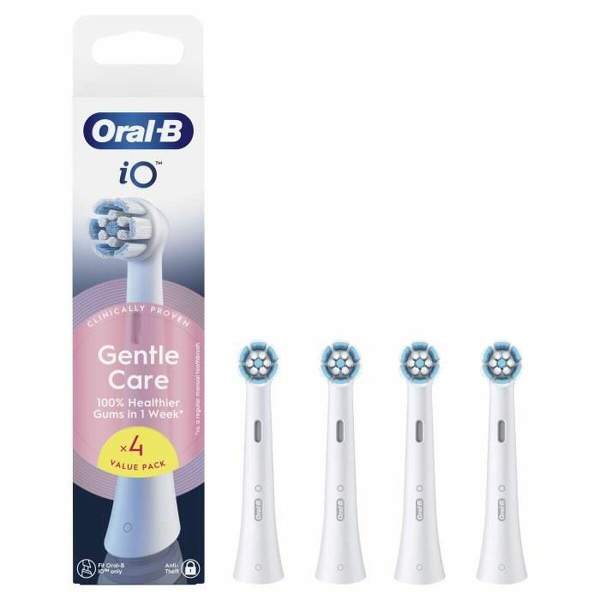 Oral-B iO Gentle Care tandbørstehoveder - 4 stk.