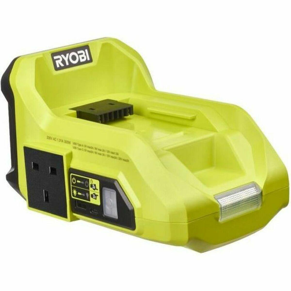 Ryobi konverter/adapter 36 V - MAX POWER 500/300 W med USB og EU-stik billede