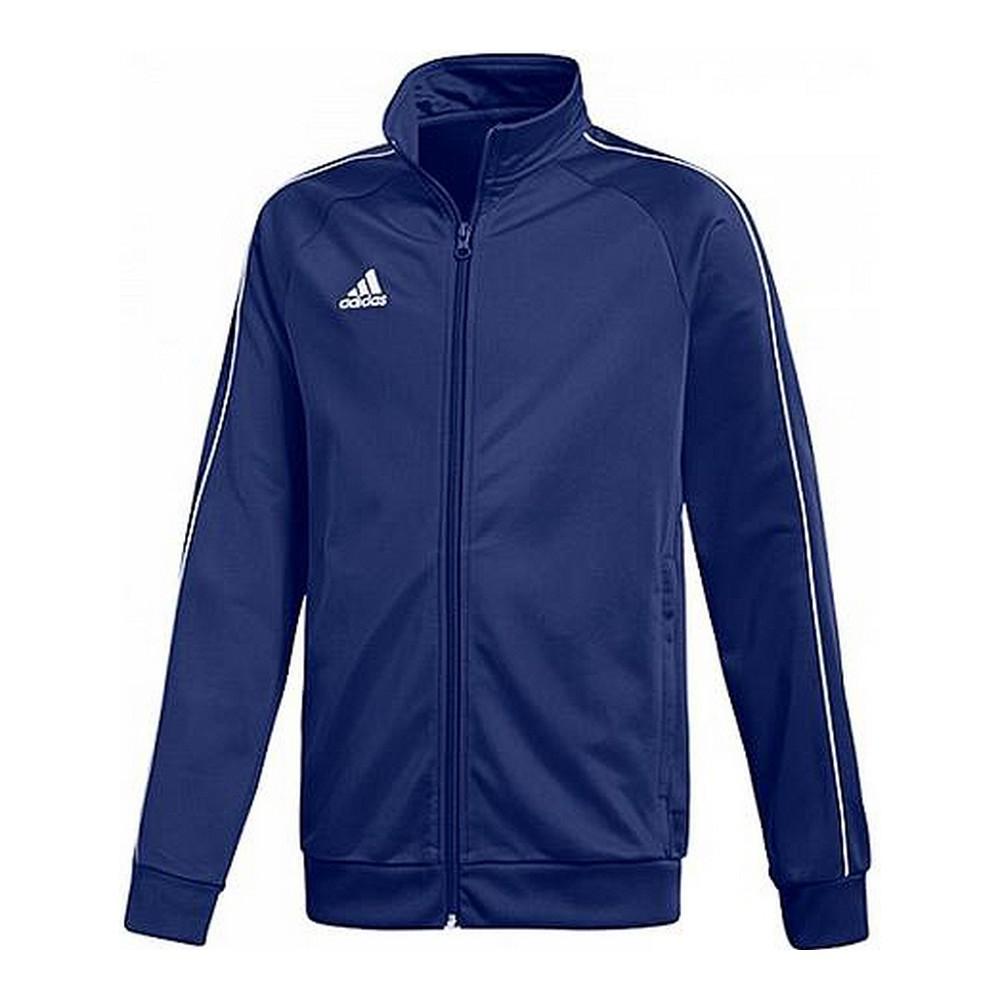 Adidas CORE18 sportsjakke til drenge - marine, 10 år