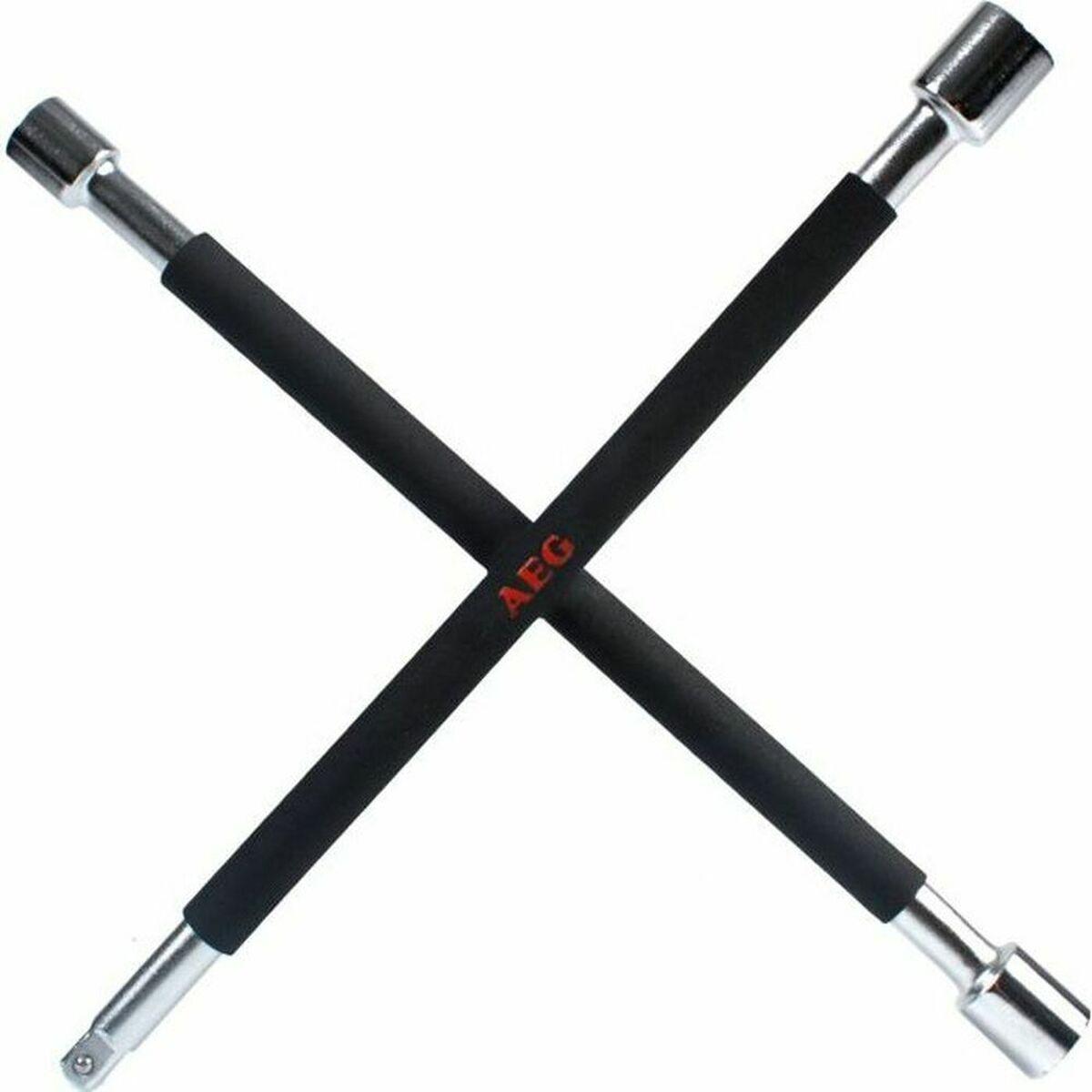 AEG krydsnøgle - regulerings/rørnøgle 005040 i stål