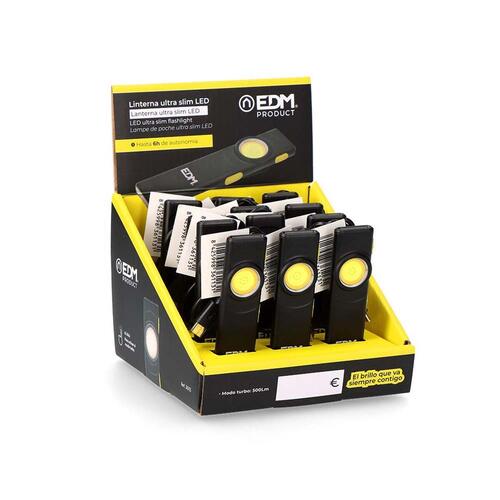 EDM Product Lygte 36113 Ultra Slim 5 W - Sort, aluminium