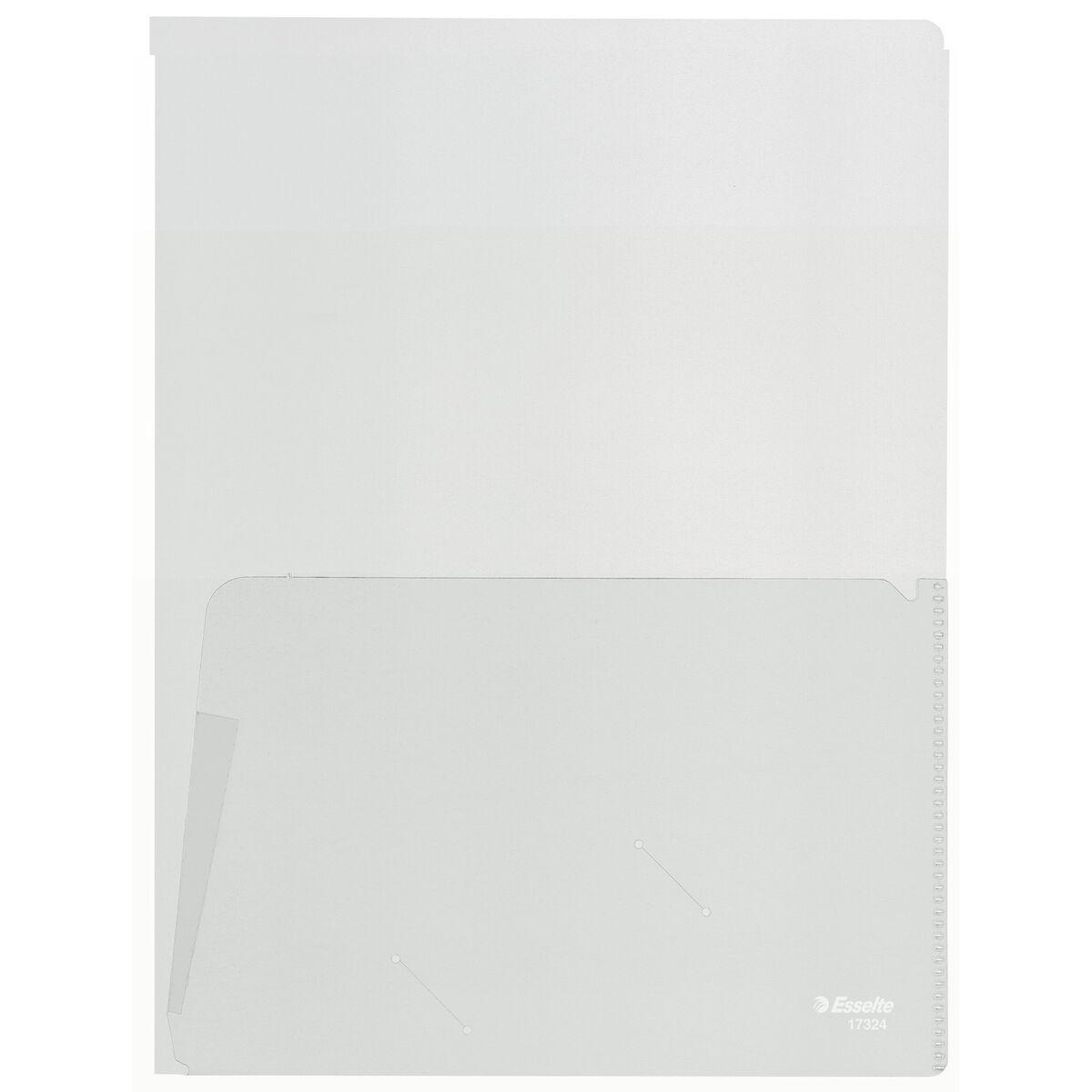 Esselte omslag A4 gennemsigtig - polypropylen, 5 stk.