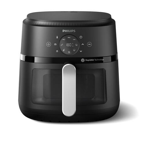 Philips airfryer HD9270/90 - Sort/Sølv, 6,2 l, 1.700 W