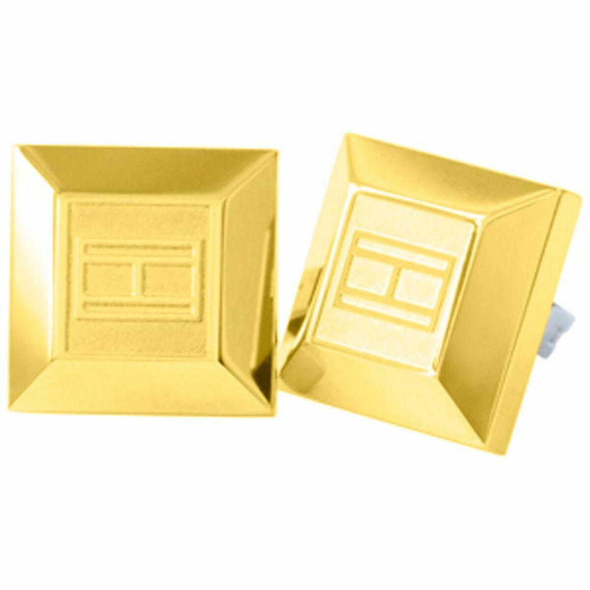 Tommy Hilfiger øreringe til kvinder - gylden, rustfrit stål, 1 cm