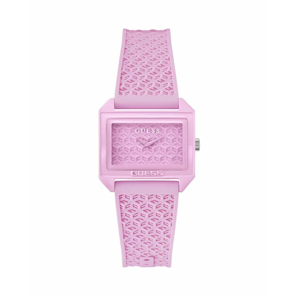 Guess dameur GW0677L2 - pink silikone, 33 mm