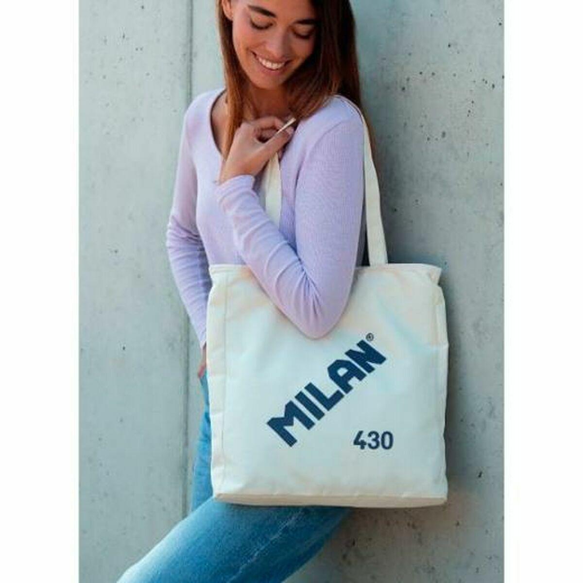 Milan indkøbsnet - Beige shopper i ripstop polyester