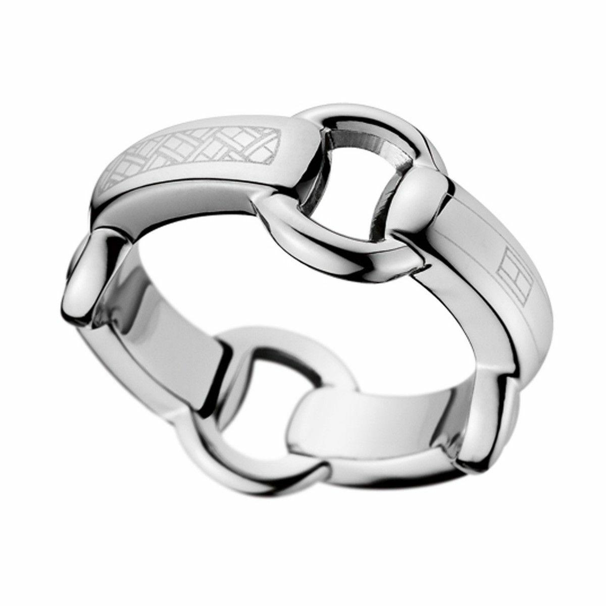 Tommy Hilfiger dame-ring i rustfrit stål, str. 10 (2700103A)