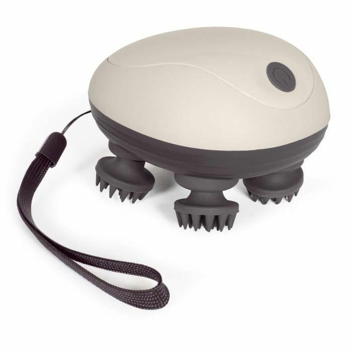 Livoo DOS202 genopladelig hoved- og nakkemassager, beige/grå
