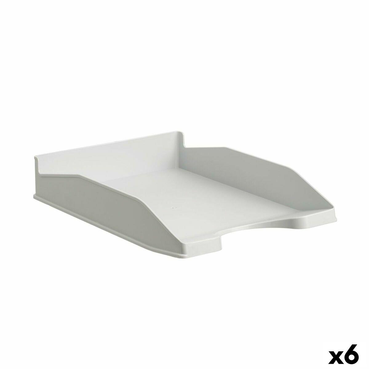 Archivo 2000 arkiveringsbakke A4 - grå, plastik (6 stk.)