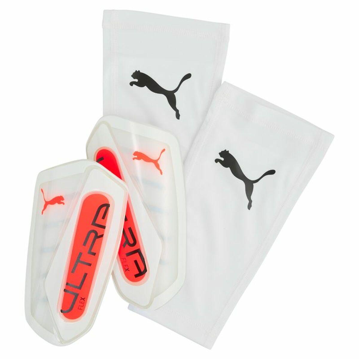 Puma Ultra Flex Sleeve benskinner - Hvid (M)