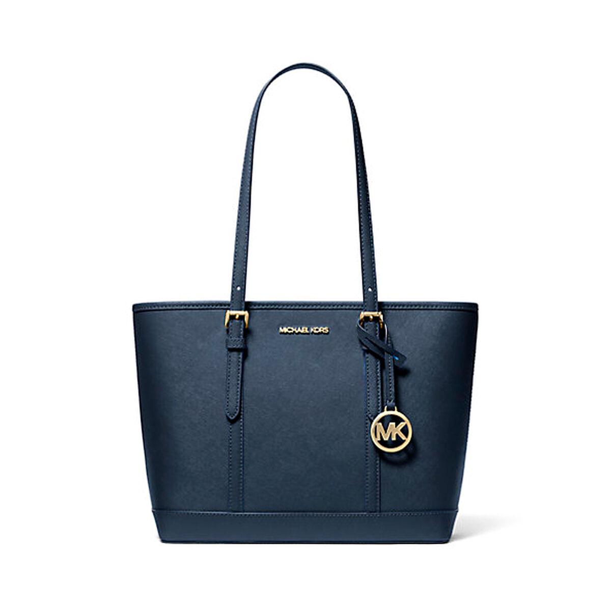 Michael Kors håndtaske 35S0GTVT1L - Navy (kanvas, lynlås)
